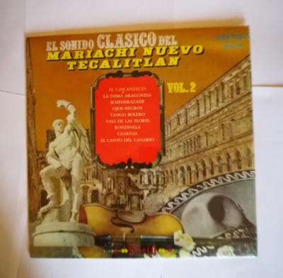 MARIACHI NUEVO TECALITLAN - EL SONIDO CLASICO 2 -  LP  SONOMEX MEXICO 71 SEALED 