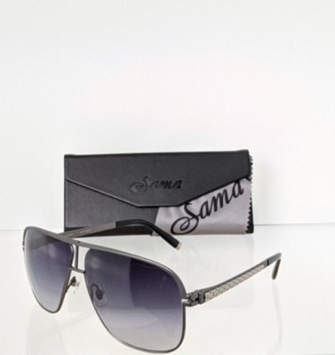 Brand New Authentic SAMA Sunglasses LIMITATION Flat Black Titanium Frame
