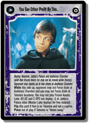 Singles [choose card] ENHANCED JABBA'S PALACE star wars ccg - Picture 13 of 15