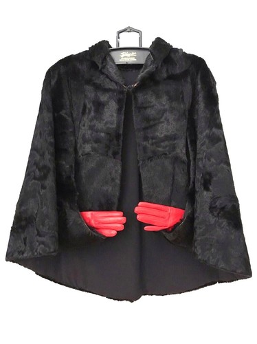 Italian Lamb Leather Jacket/Coat (Black) Womens in S/M Zipper