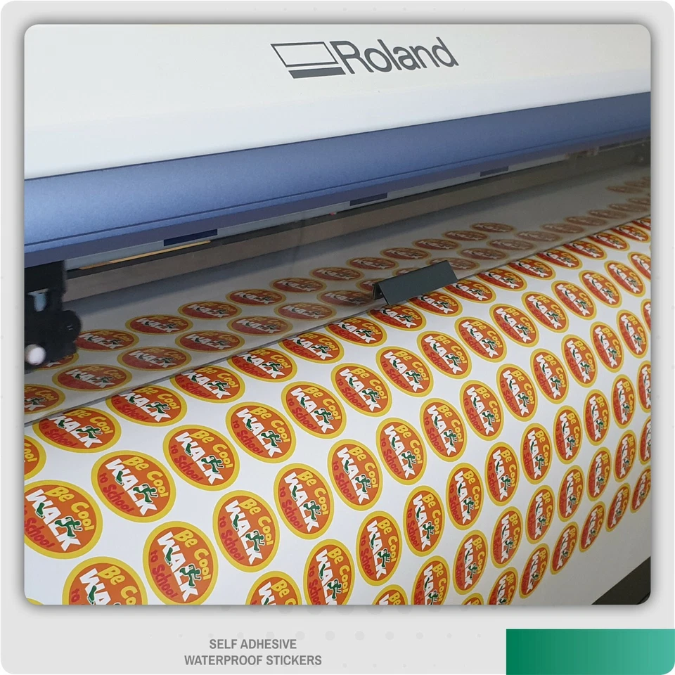 Small Order Custom Sticker Printing Vinyl Contour Cut Any Shape Business Labels