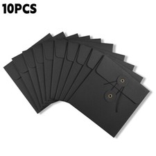 10Pcs Vintage Blank Kraft Paper CD/DVD Sleeves Envelopes CD Custodia Greeting