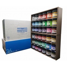 Nicker color watercolor paint poster color 36 color set 40ml PC40ML36N New Japan