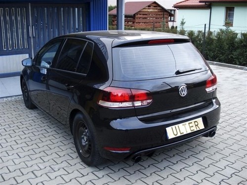 Escape deportivo para VW Golf 6 VI para difusor GTI AÑO 2008-2013 alrededor de 90 mm - Imagen 2 de 4