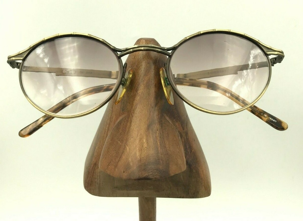 Vintage Okio OK222 Los Angeles ATG Gold Bamboo Oval 