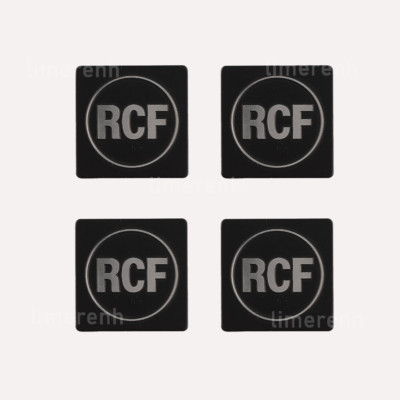 4PCS DIY RCF Aluminum Logo Badge Replacement Piece 40mm(1.57'')