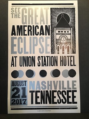 Hatch Show Print The Great American Eclipse August 21, 2017 Union ...