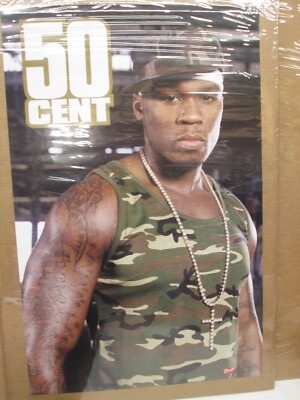 Camflauge Rapper Vintage 2005 Eminem 50 cent Camouflage rapper poster 16105 | eBay