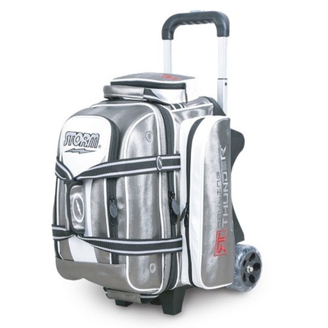 Storm Rolling Thunder Signature 2 Ball Roller Bowling Bag Platinum eBay