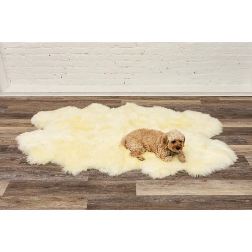 GROSSBY 39 X 77 IKEA SWEDEN SHEEPSKIN WHITE - Picture 3 of 8