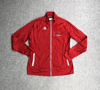 ADIDAS Herren Trainingsjacke Sportjacke XL Fitnessjacke Sport Jacke 32112 Rot - Bild 1 von 4