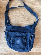 Kipling Europa Large Crossover Crossbody Bag Purse Blue Pocket Softshell HB3122