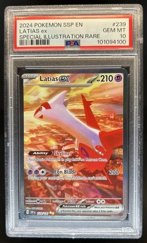 2024 Pokemon Surging Sparks Latias Ex #239/191 PSA 10 GEM MINT