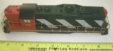 HO ATHEARN CANADIAN NATIONAL C N GP-9 Diesel Locomotive w Zebra Strips BODY ONLY