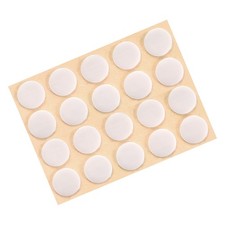 Round Mouse Feet 0.7mm for Gaming Mouse Feet Replacement Light Gray 20 Pcs