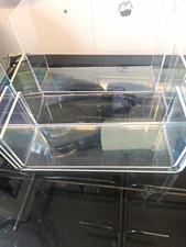 45 Clear Acrylic assorted sized display stands