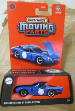 Matchbox Moving Parts Bizzarrini 5300 Gt Corsa Revival Blue 164 Diecast