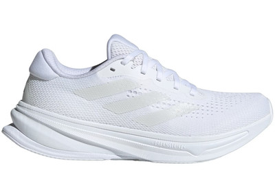 Size 8- Adidas Women s Supernova Rise Running Shoes, White.