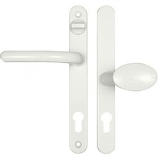 UPVC Handle Windsor Sprung Lever Movable Pad 62/92mm PZ Snib Handle White