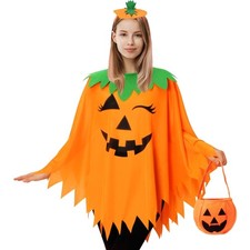 Complete 3PCS Pumpkin Costume for Adult Women - Ideal for Halloween Fun