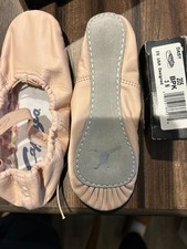 Ballet Shoes-New Capezio, Girls ,Leather, Full Sole, Pink, 'Daisy' Sz N 3 CH