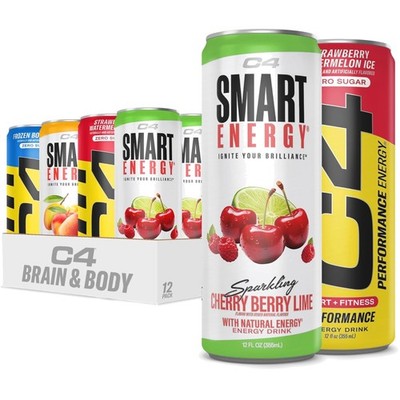 Zero Calorie Energy Drinks: 12 Cans of Sugar-Free Flavorful Performance Boost