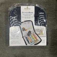 DMC U1636 StitchBow Mini Needlework Travel Bag-20.5"X9" Open