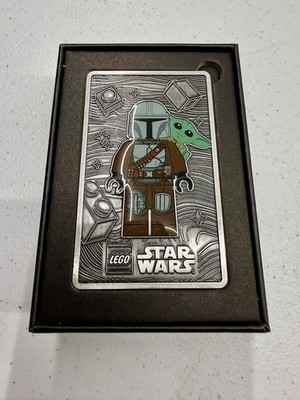 LEGO Star Wars (5010325) The Mandalorian and Grogu Metal Card FREE PRIORITY MAIL