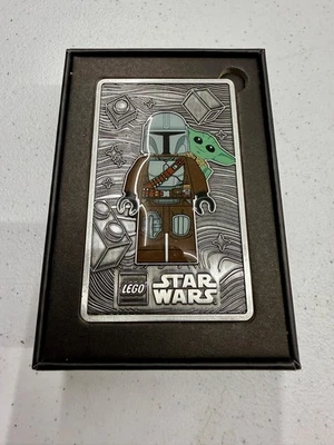 LEGO Star Wars (5010325) The Mandalorian and Grogu Metal Card FREE PRIORITY MAIL - Image 1 of 2