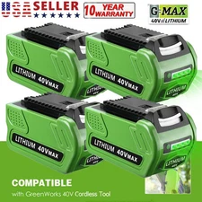 40V 6.0Ah 8.0Ah Lithium Battery For Greenworks G-MAX 40 Volt 29472 29462 29252