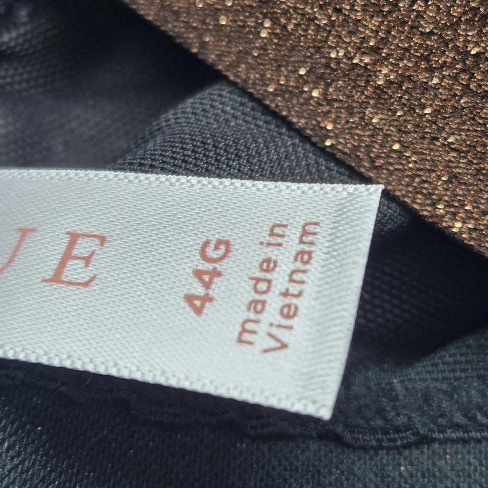 Cacique Women Bra 44G Black Floral Gold The Modern Collection NWT - Image 3 of 4