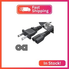 Pwr Long 6Ft 2 Prong Polarized Power Cord for Bose-Companion 3 5 Multimedia Spea