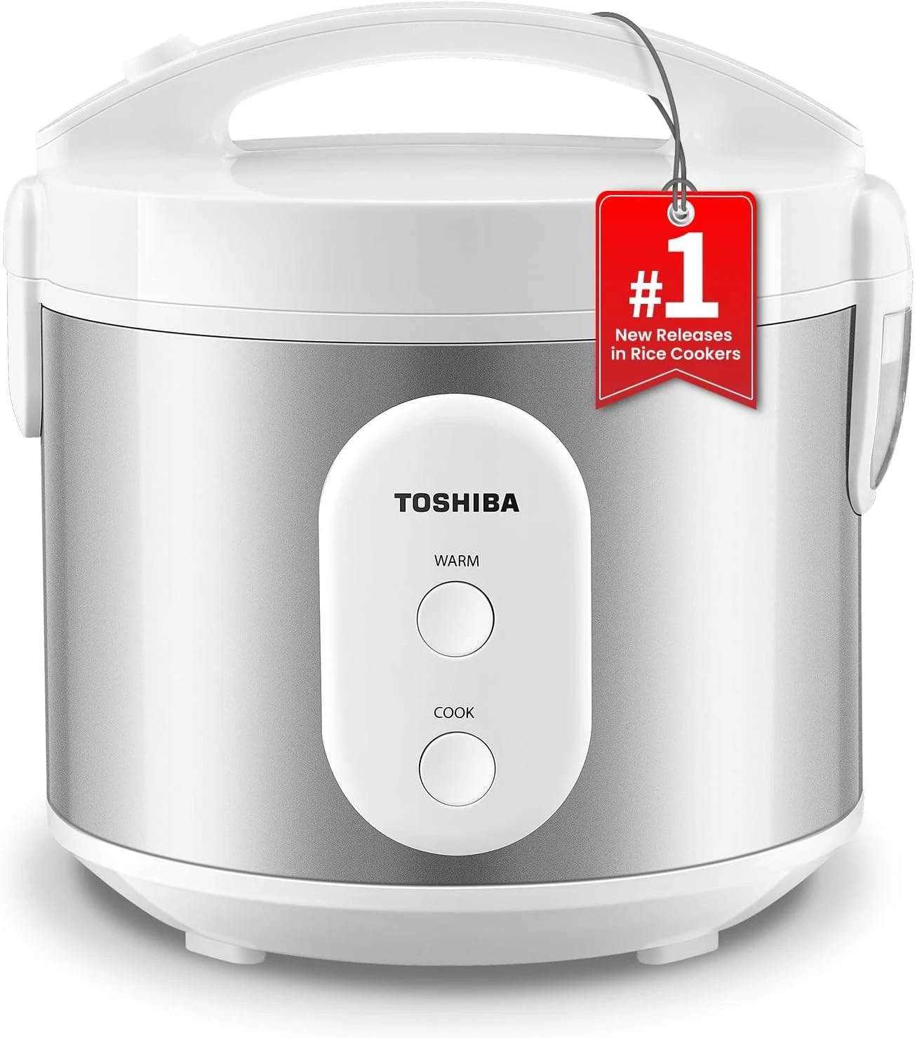 Rice Cooker & Steamer Simple 5.5 Cup(Uncooked W/ Steaming Basket Removable