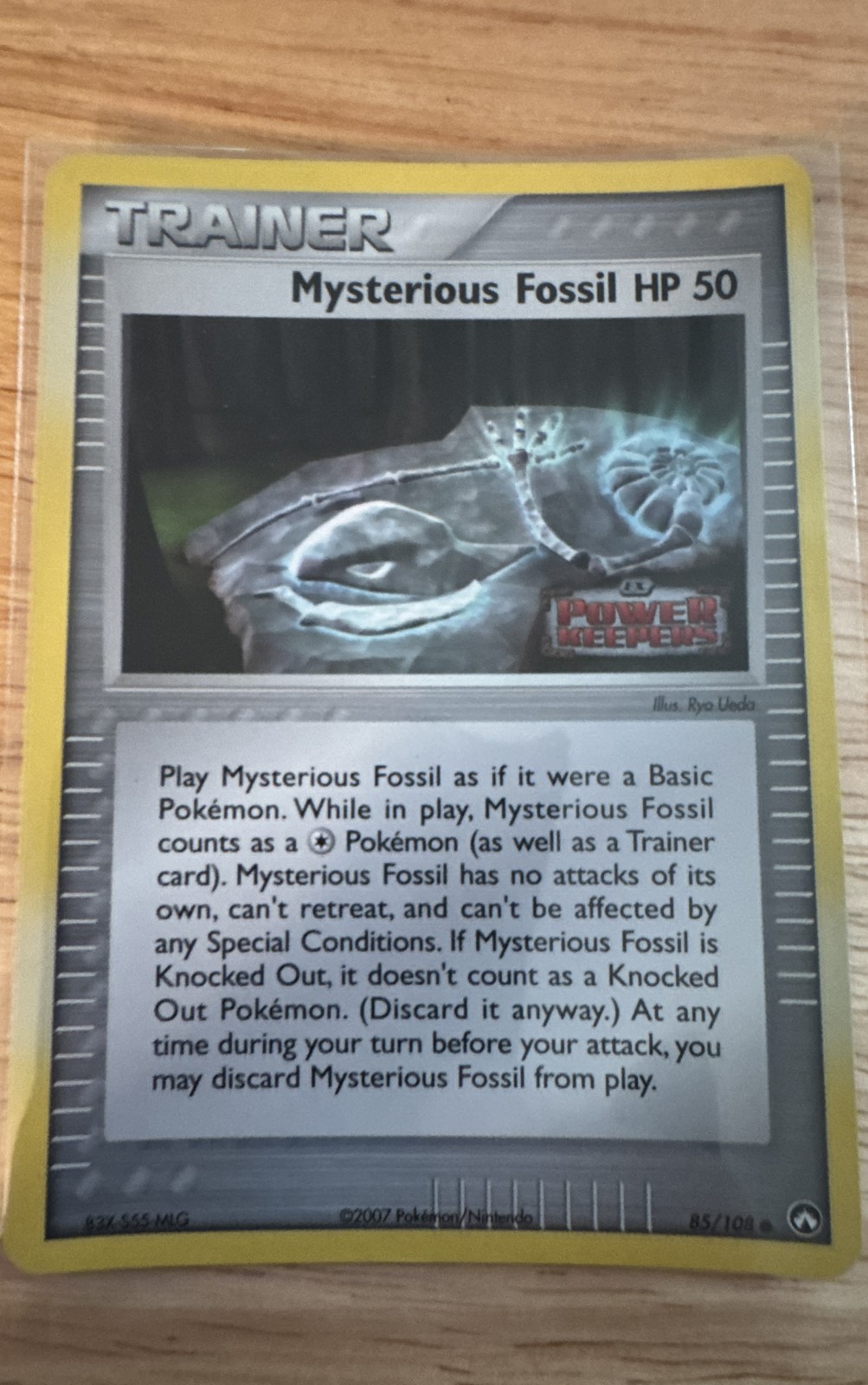 Mysterious Fossil 85/108 Power Keepers Reverse Holo