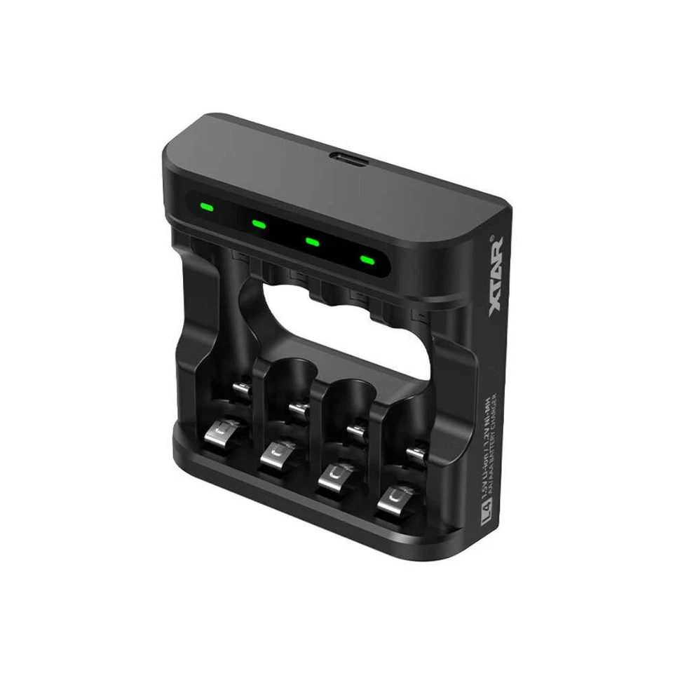 XTAR L4 Battery Charger for AA/AAA Lithium & NiMh batteries Smart Charging - Image 4 of 4