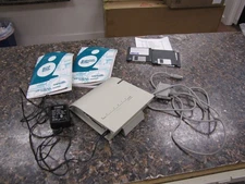 QUICKTEL XEBA 1414XV External Modem w/ Power Supply, Manuals & 3.5" SofTware-MP1