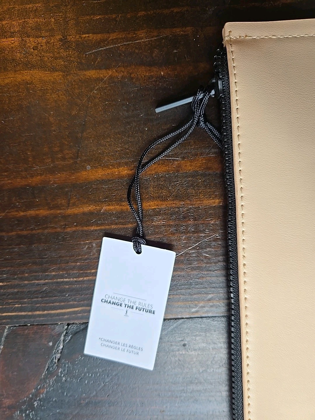 Yves Saint Laurent Beaute YSL Nude Makeup Bag Pouch Case pochette busta pochette NUOVA