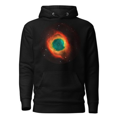 Helix Nebula Hoodie Astronomy Astrophotography Telescope