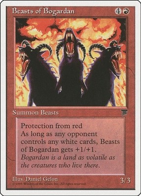 Beasts of Bogardan # (LP) CHR MTG