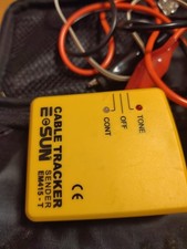 ESUN EM415-T Cable Tracker SENDER Toner Generator RJ11 Alligator Clips Wire