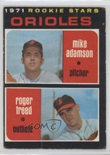 1971 O-Pee-Chee 1971 Rookie Stars Mike Adamson Roger Freed #362 0o5t