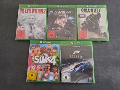 SPIELEPAKET MICROSOFT XBOX ONE CALL OF DUTY DIE SIMS 4 FORZA 6 THE EVIL WITHIN
