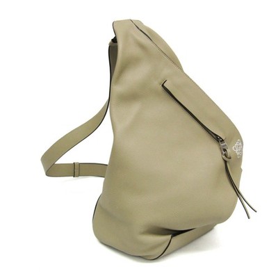Loewe Anton Sling Bag Men,Women Leather Shoulder Bag Grayish BF590141