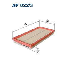 Luftfilter für Fiat 500 312 C Panda-Panda 169 | 24609444