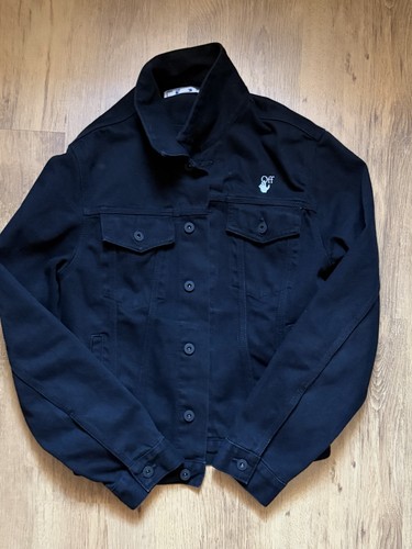 Off-White Jeansjacke Gr.M Mona Lisa Schwarz  Herren - Bild 2 von 5
