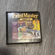 PrintMaster Gold 10  PrintMaster 7 Deluxe Broderbund Software