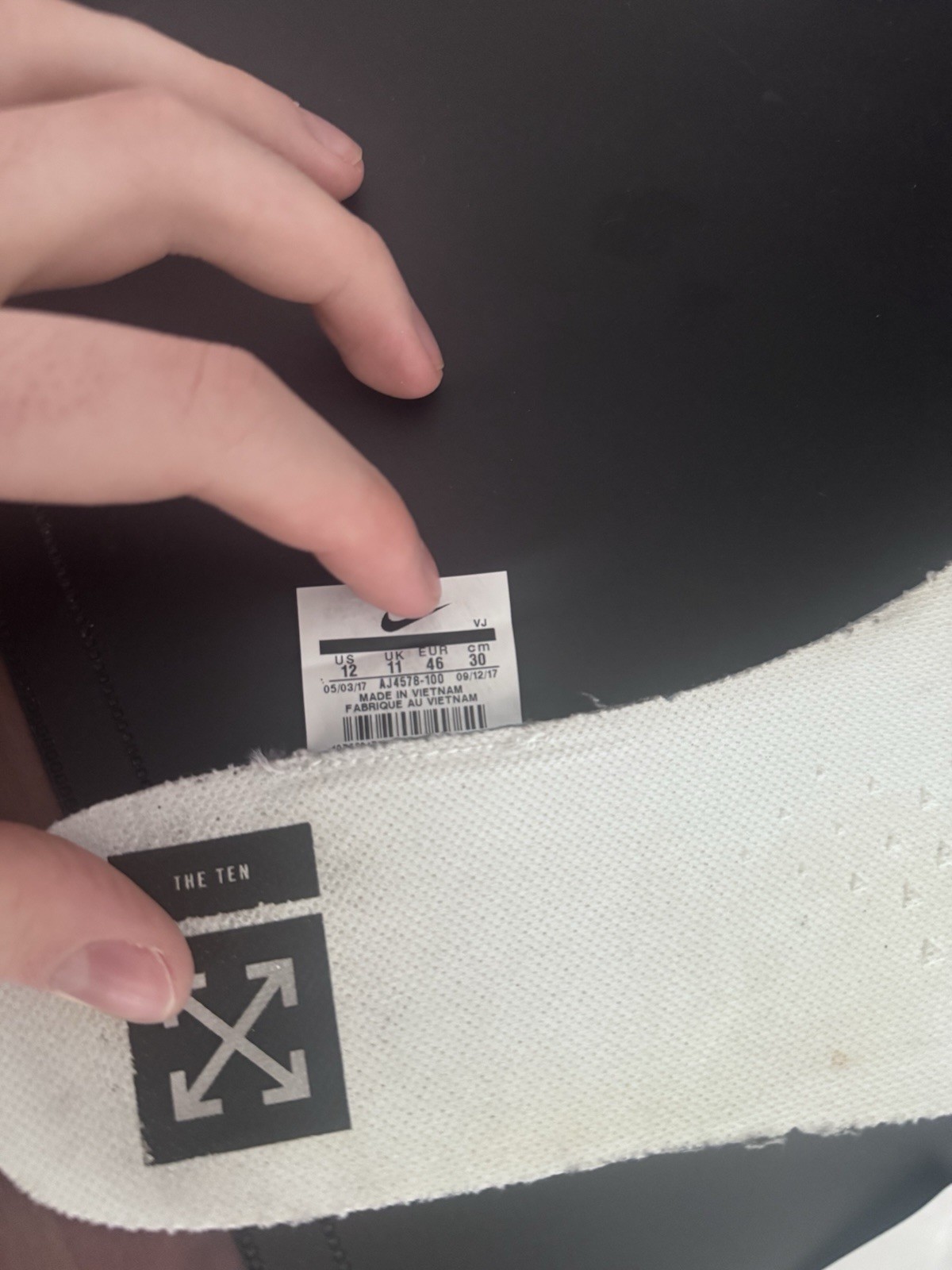 Nike React OFF-WHITE Flyknit Hyperdunk 2017 Train… - image 19