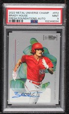2022 Skybox Metal Universe Champions Fresh Foundation Brady House PSA 9 Auto 8s6
