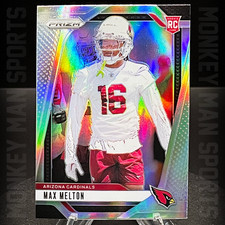 2024 Prizm - Max Melton Rookie RC - #337 TRUE SILVER PRIZM CARDINALS MINT