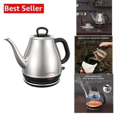 Stylish Gooseneck Kettle 1L Stainless Steel for Ultimate Brewing